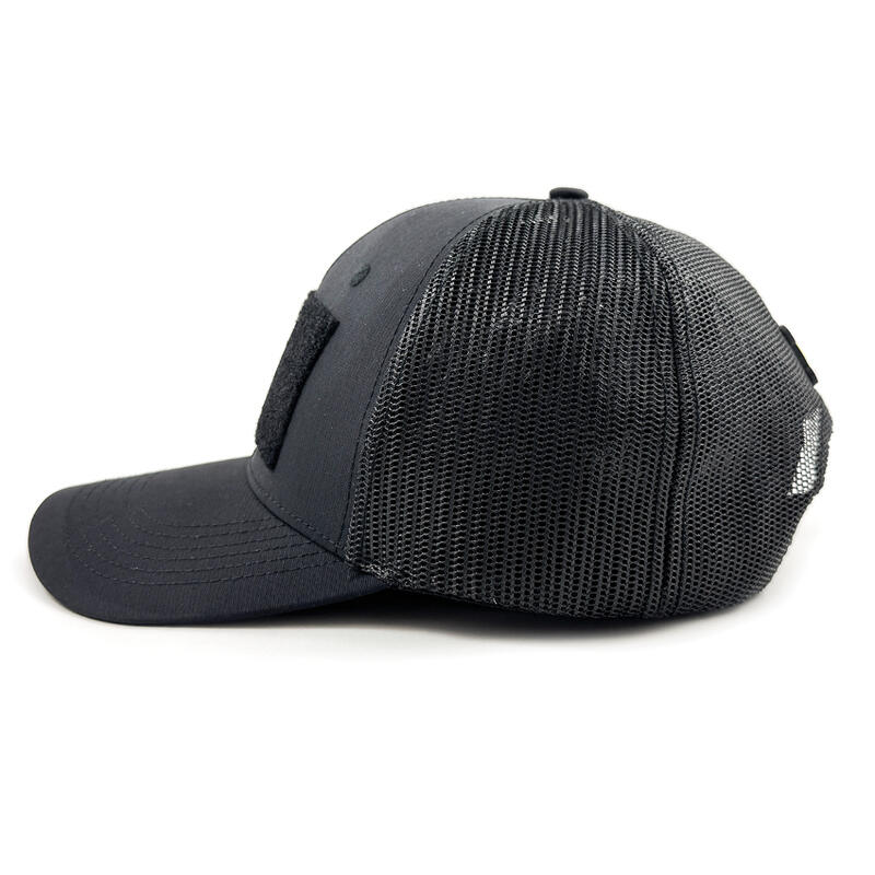 Casquette Trucker - HYDROFUGE + U.V. RÉSISTANT - avec Scratch - noir