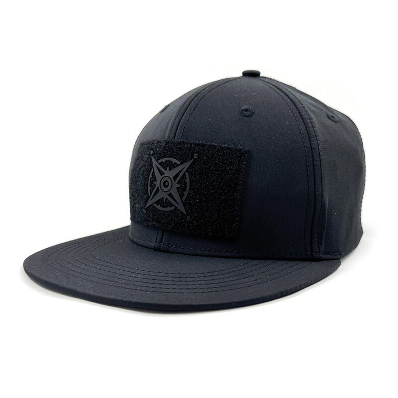 Casquette Snapback - HYDROFUGE + U.V. RÉSISTANT - avec Scratch - noir