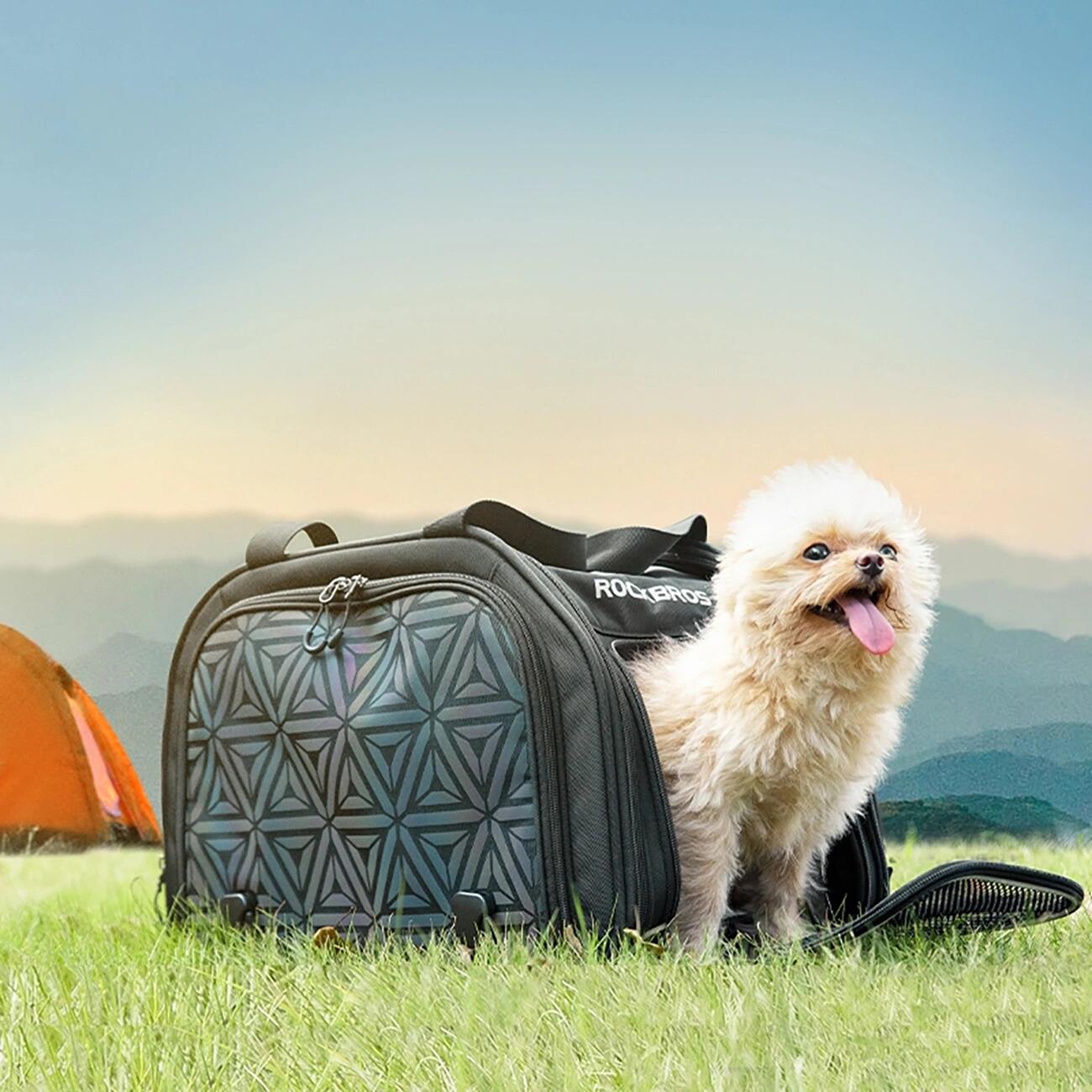 Sac de transport de vélo pour chats et chiens Rockbros 7/7