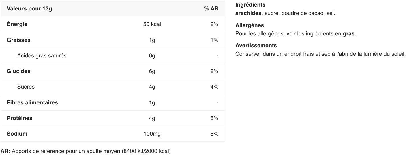 Beurre de cacahuète en poudre - PB2 Peanut Butter - Beurre de Cacahuète Chocolat 2/4