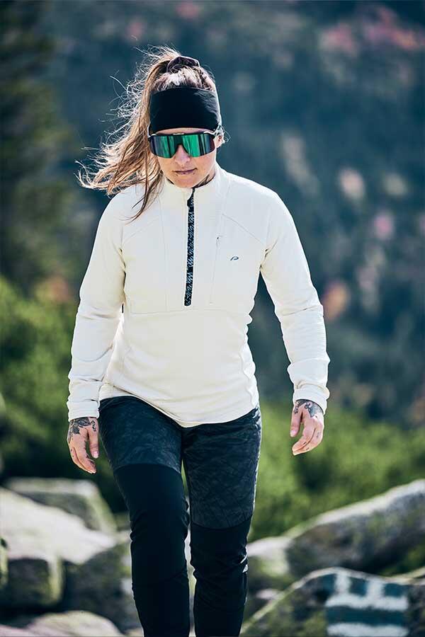 Partiell wattierte Broek - Outdoor - Dames - P-Hot Gin W - donkerblauww 3/4