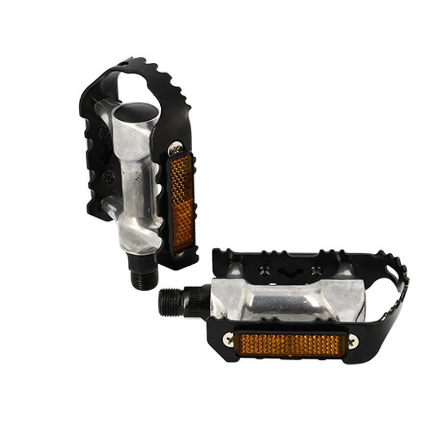 Aluminium pedals with adjustable footrest Optimiz