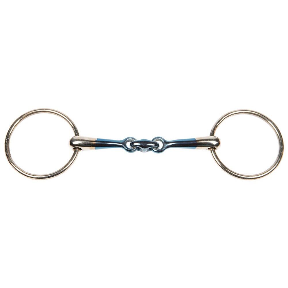 Anatomisch geformtes, doppelt gebrochenes 2-Ring-Pferdegebiss Harry's Horse Swee 2/2