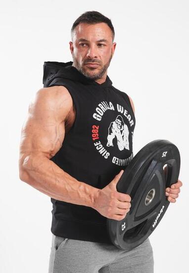 Marshall Débardeur à capuche sans manches - Noir