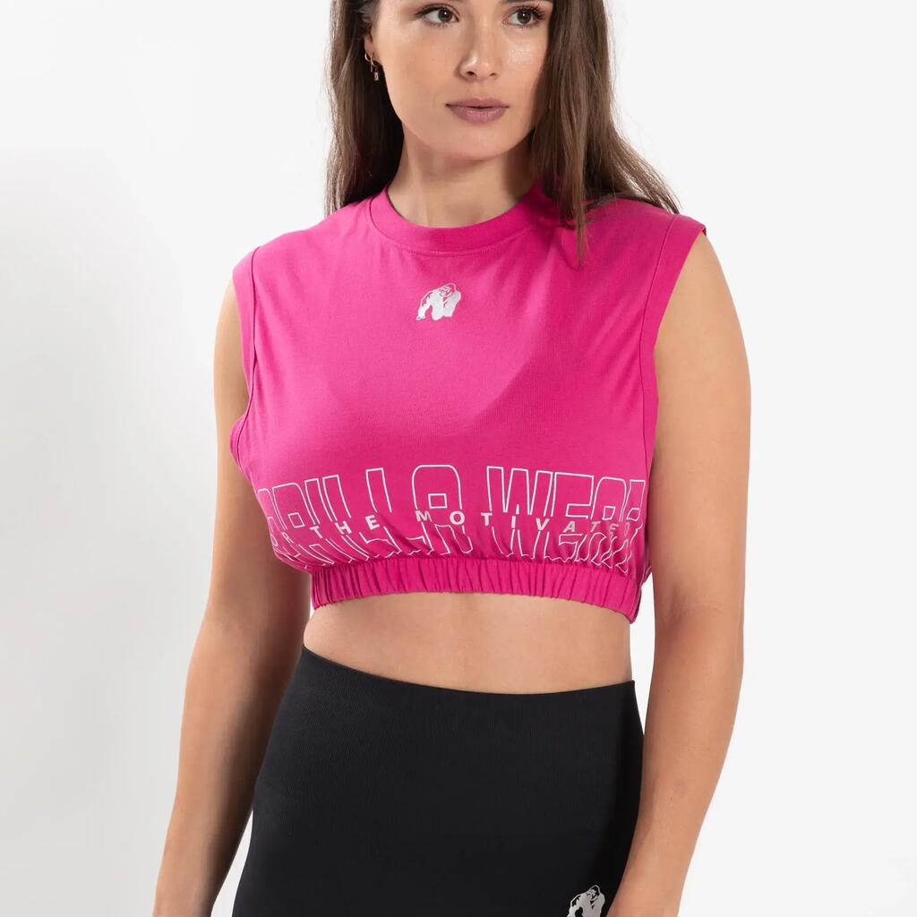 Women's Oversized Crop Top Gorilla Wear Albion
