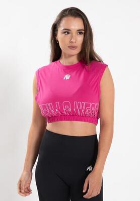 Albion oversized crop top - roze
