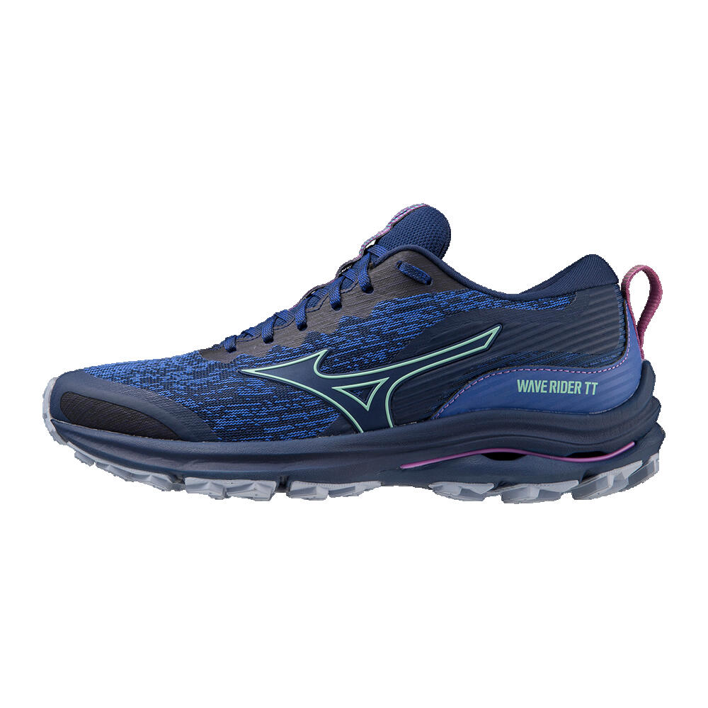 Chaussures de course Femmes Mizuno Wave Tt Bleu 3/3