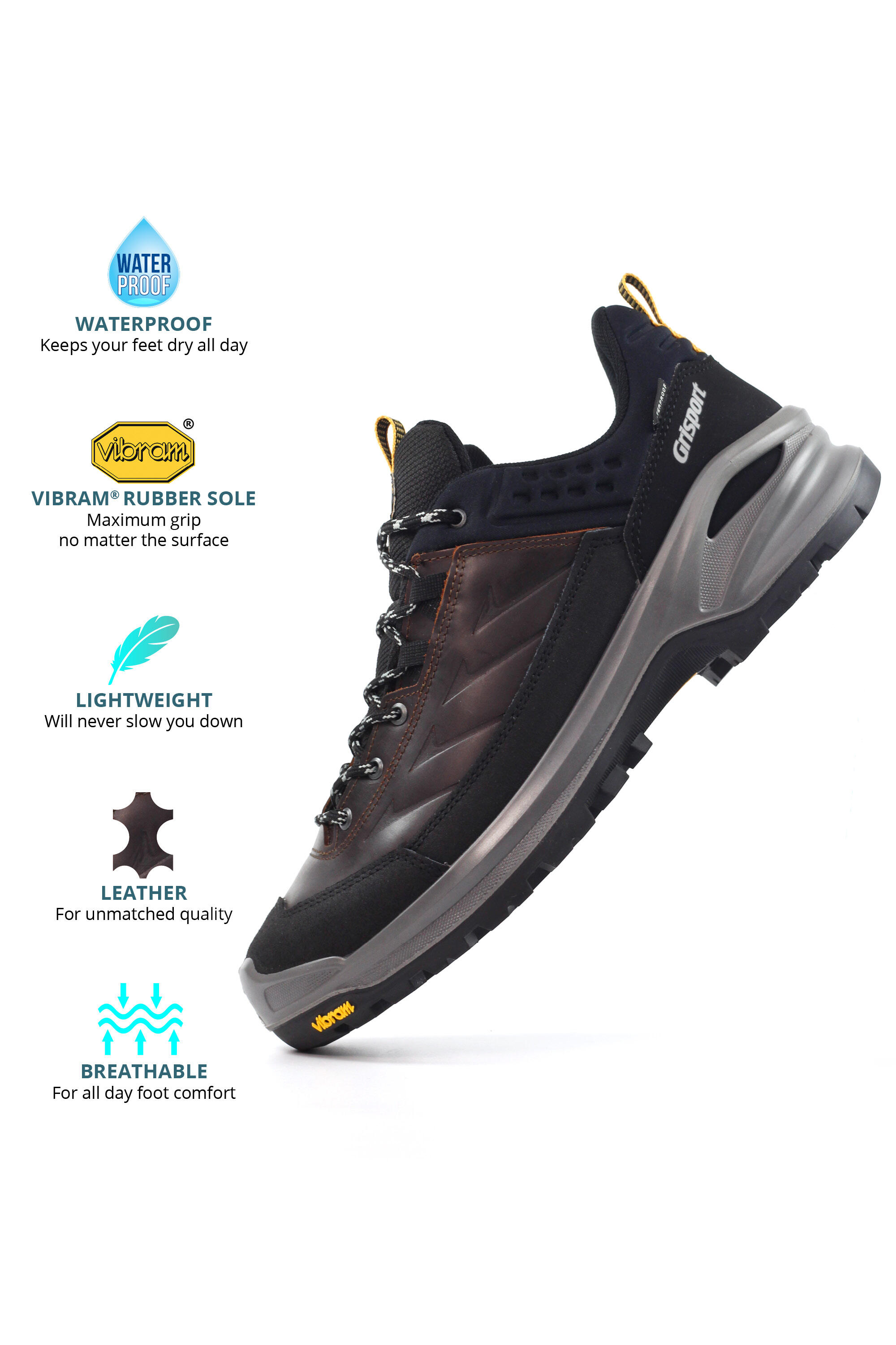Keswick Mens Waterproof and Breathable Walking Shoe 2/7