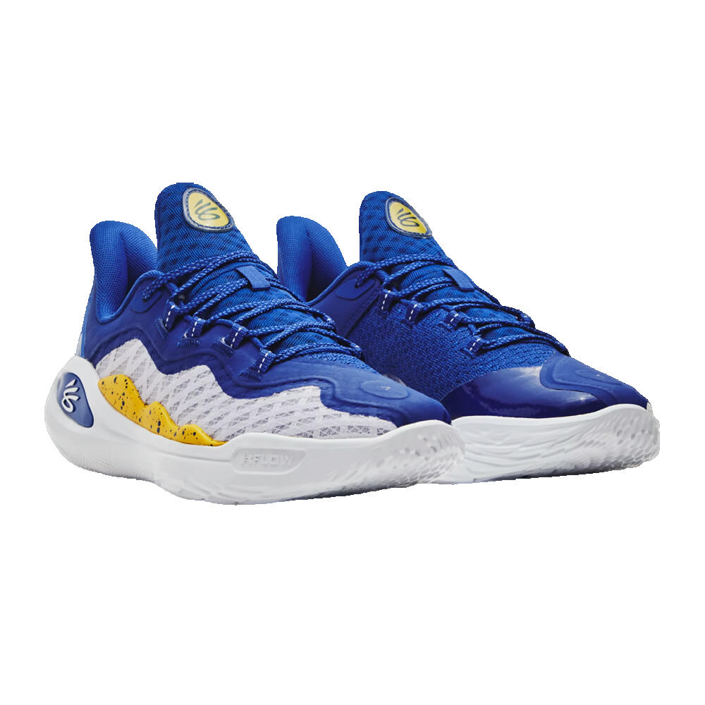 Chaussures de basket Hommes Under Armour Curry 11 Dub Blanc 3/3
