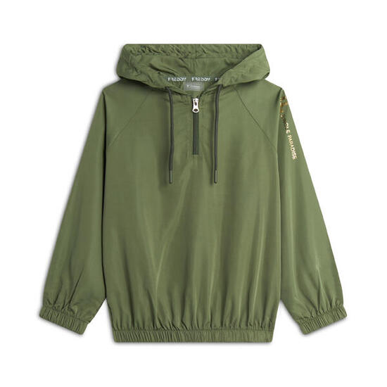 Veste soft shell à capuche et fermeture à glissière pour fille