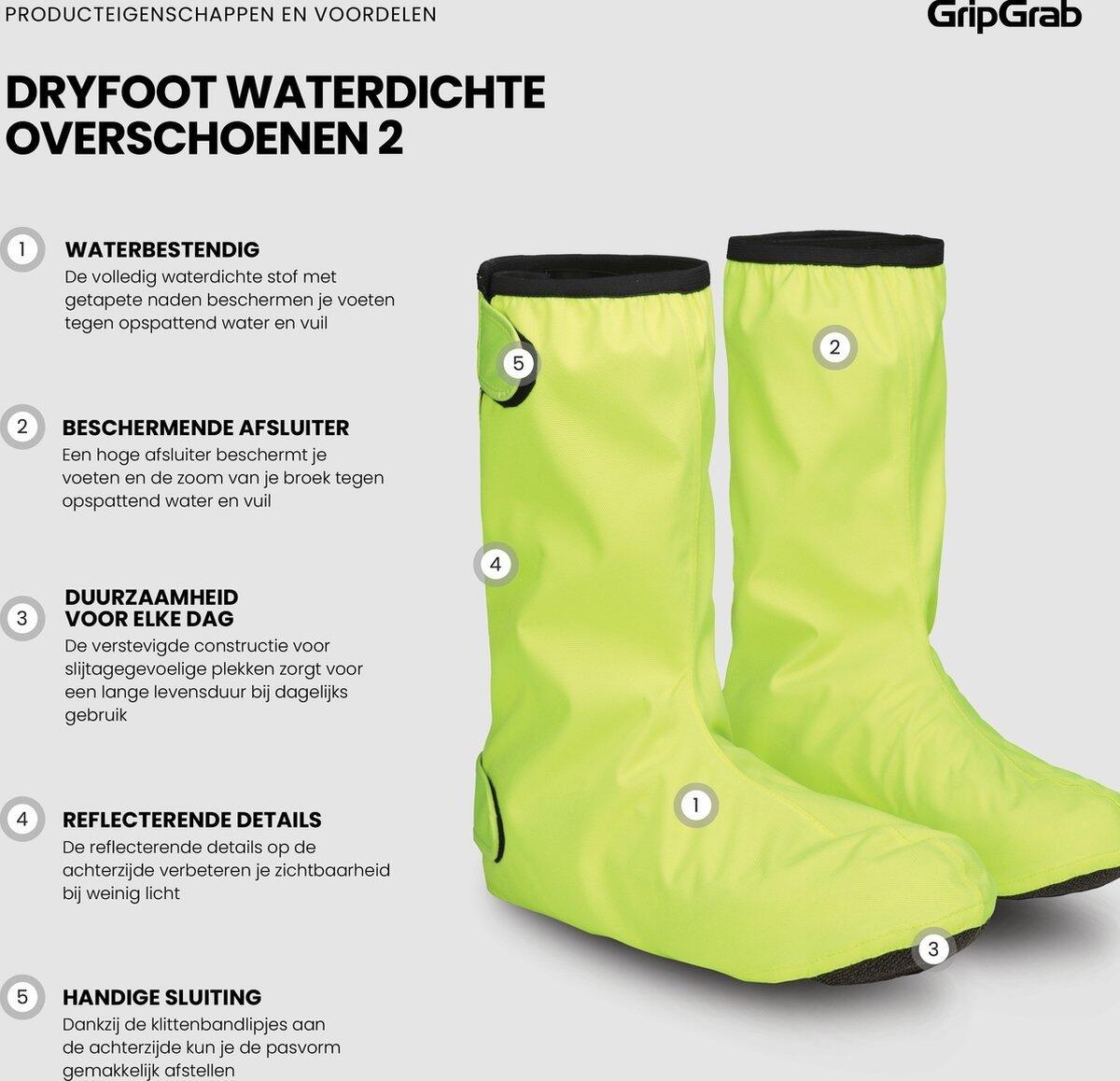Overschoenen Waterproof  - Dryfoot 2 Geel Hi-Vis 3/7
