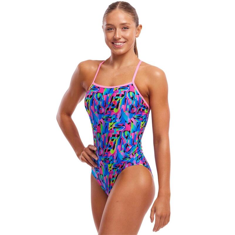 Strój do pływania FUNKITA Funk'n'Blues - Single Strap