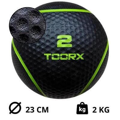 Medicine ball 1 - 6 kg | full black - 1 kg - geel