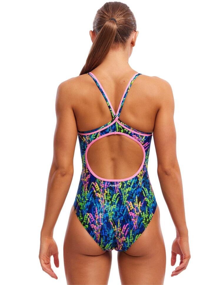 Strój kąpielowy damski Funkita Midnight Meadow Diamond Back