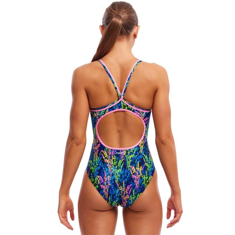 Strój kąpielowy jednoczęściowy FUNKITA Midnight Meadow - Diamond Back