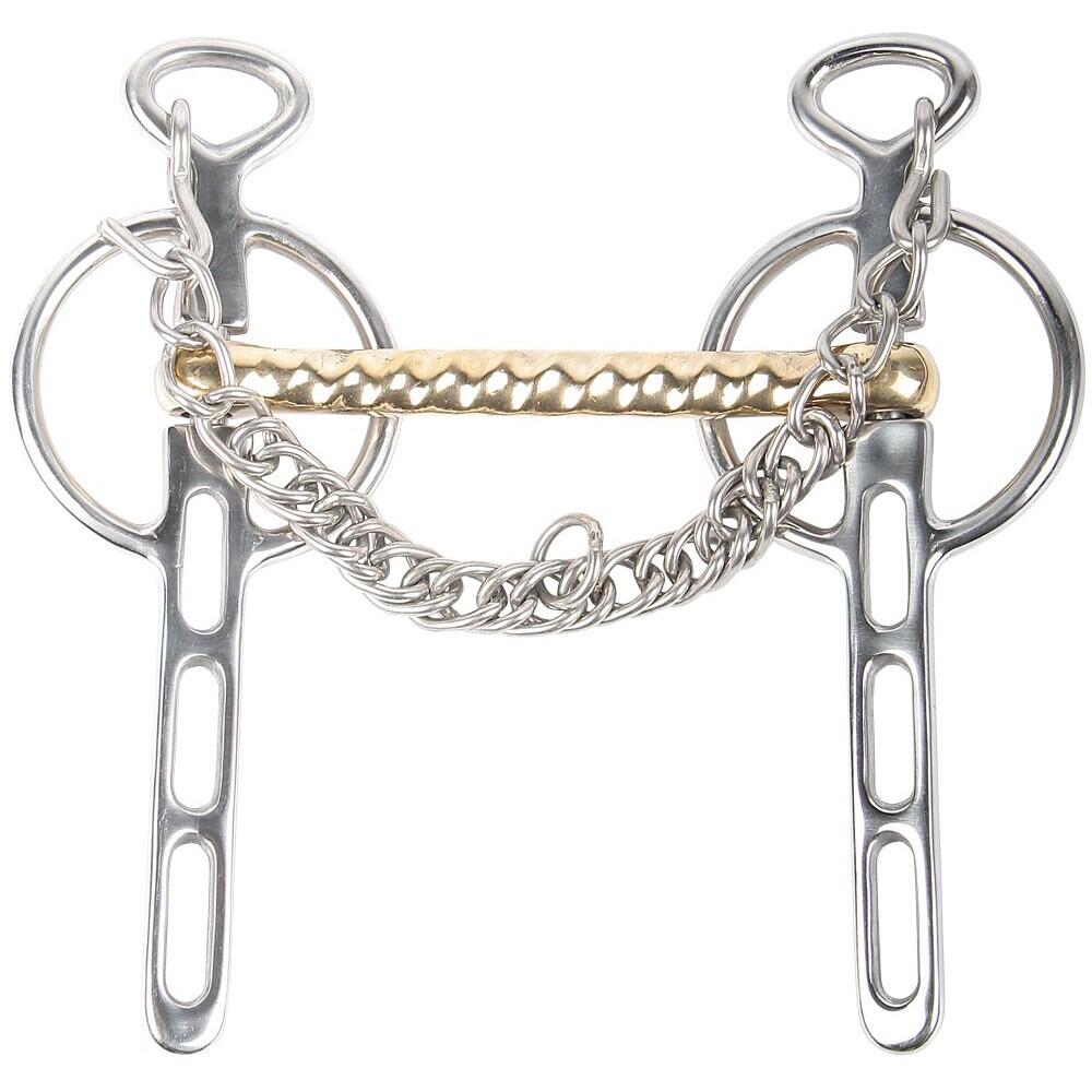 Gebiss Liverpool pour cheval avec 3 passages de rênes Harry's Horse 14 mm 2/3