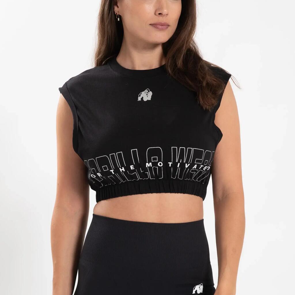 Women's Oversized Crop Top Gorilla Wear Albion