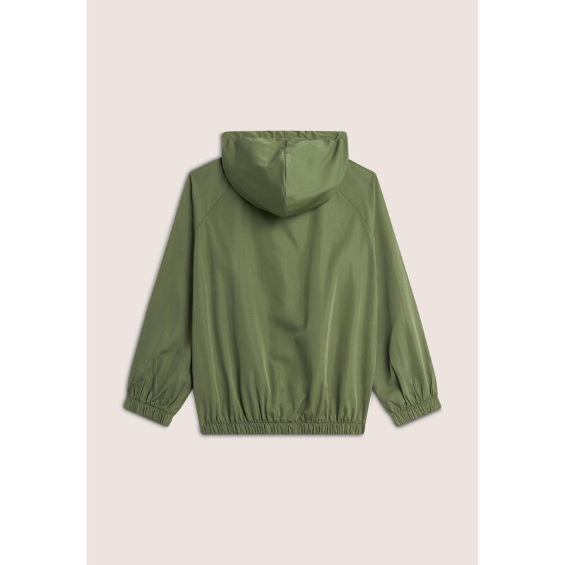 Veste soft shell à capuche et fermeture à glissière pour fille