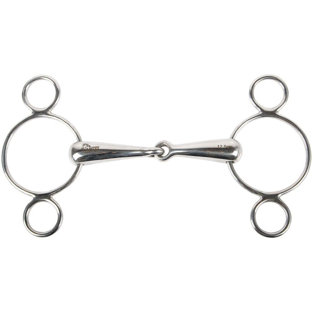 HARRYS HORSE 3 ring bit voor enkel paard Harry's Horse 21 mm