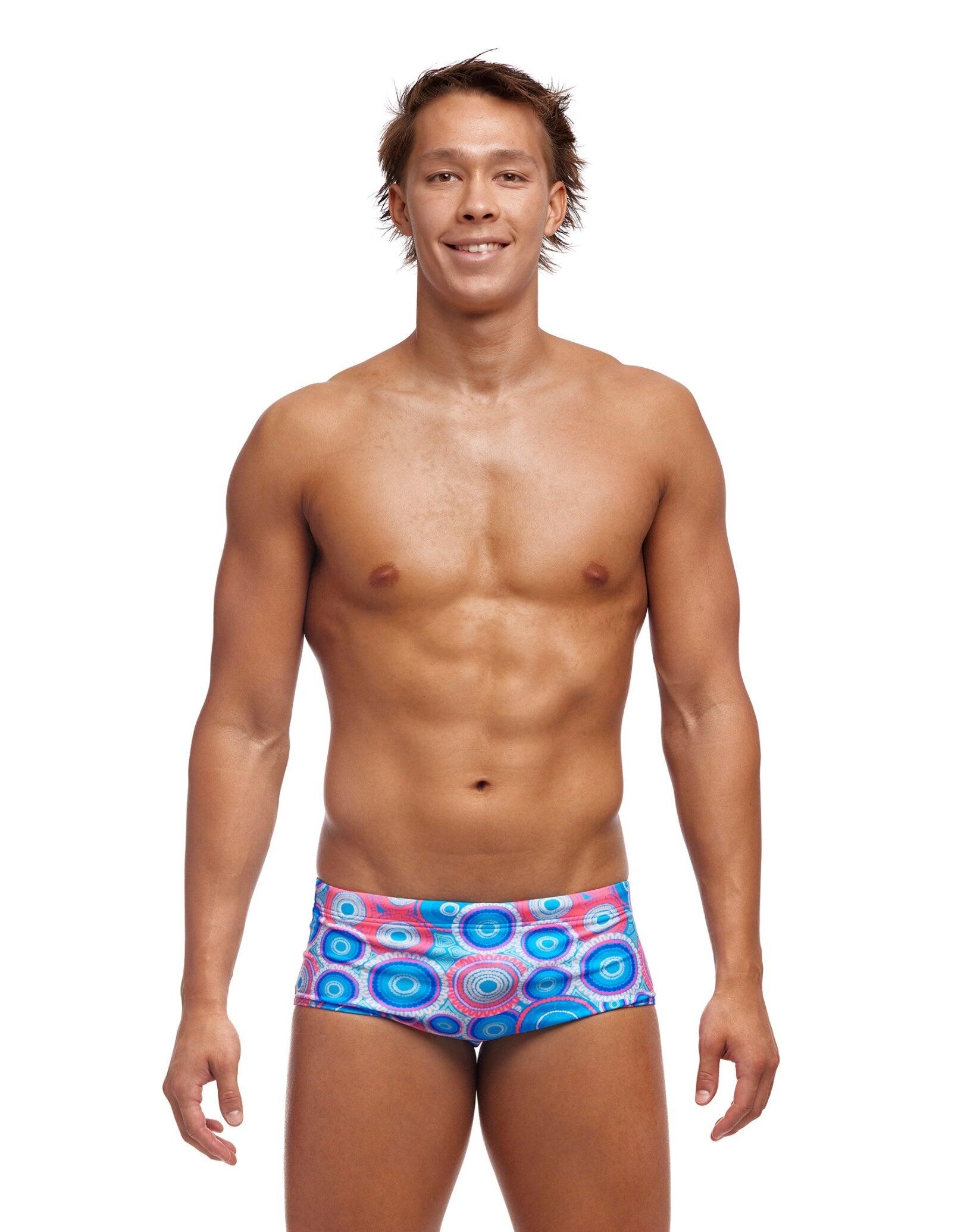 FUNKY TRUNKS Funky Trunks Bundjalung Blue Sidewinder Trunks - Blue