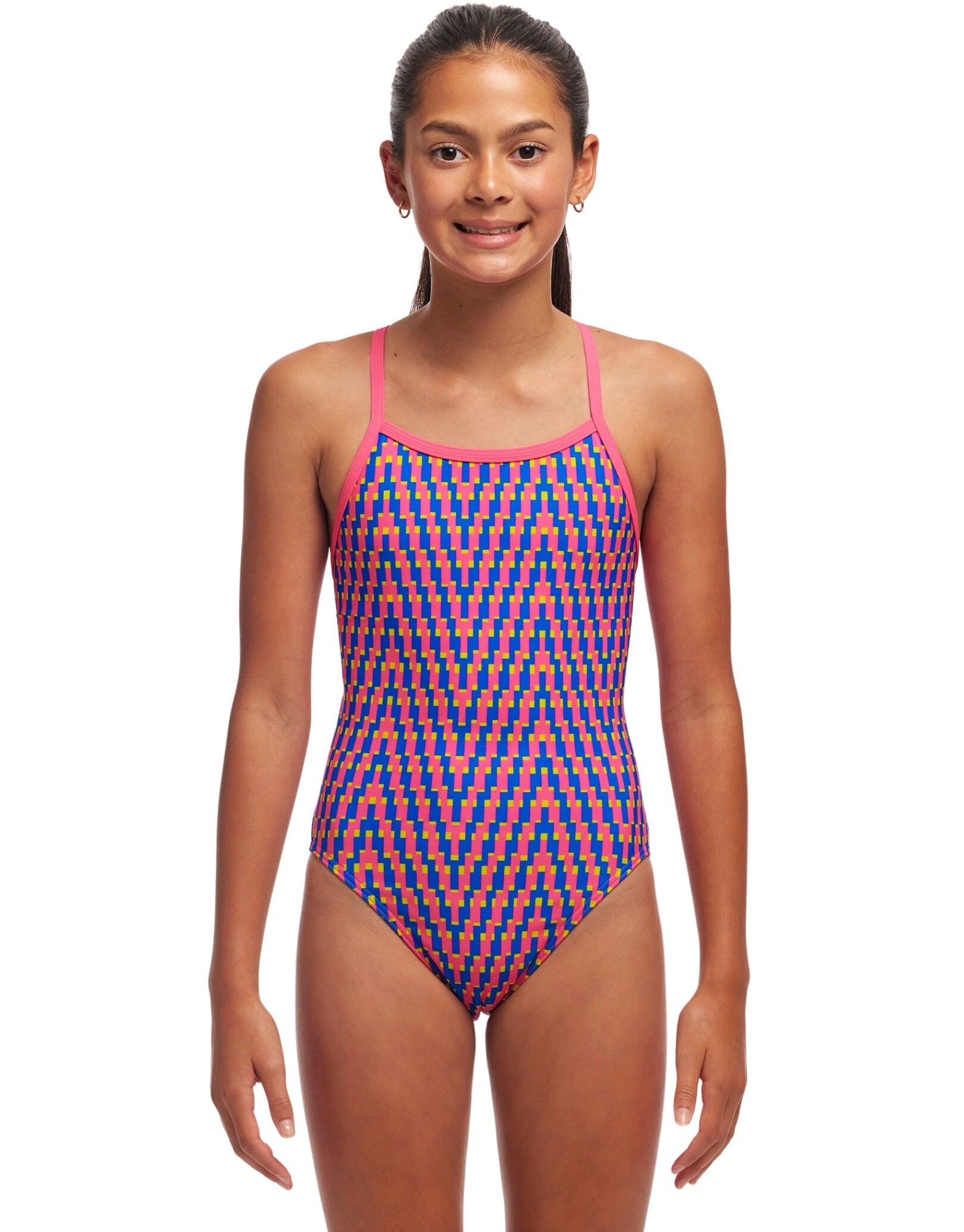 Strój do pływania dziewczęcy Funkita Daily Steps - Single Strap
