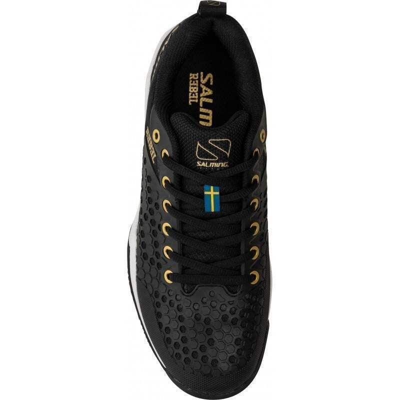 Zapatillas Salming Rebel Negro Blanco Dorado 3/5