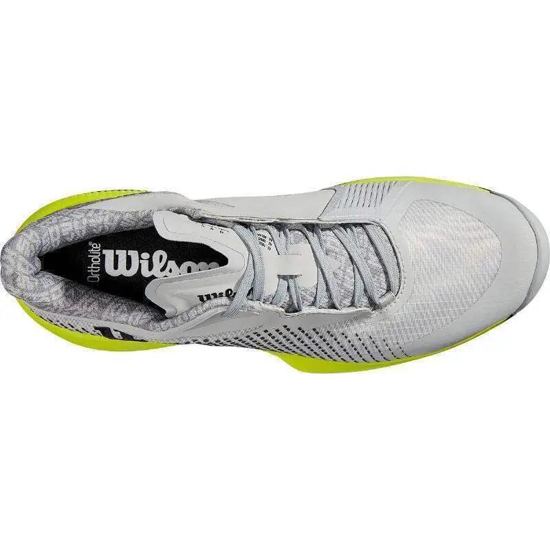 Zapatillas Wilson Kaos Swift 1.5 Clay Azul Perla Negro Amarillo 3/5