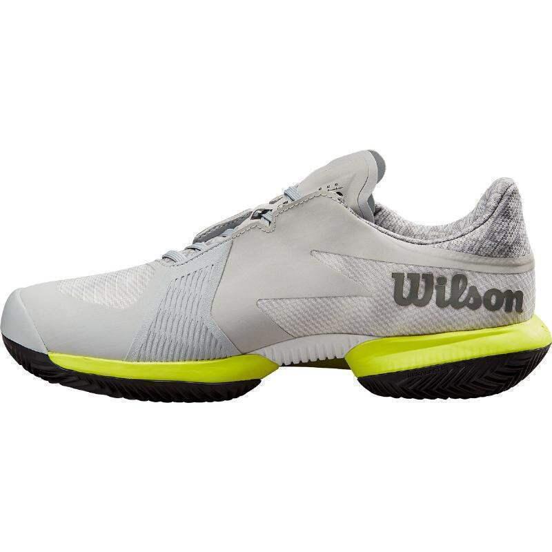 Scarpe Da TennisUomo Wilson Kaos Swift 1.5 Clay Grigio Giallo 4/5