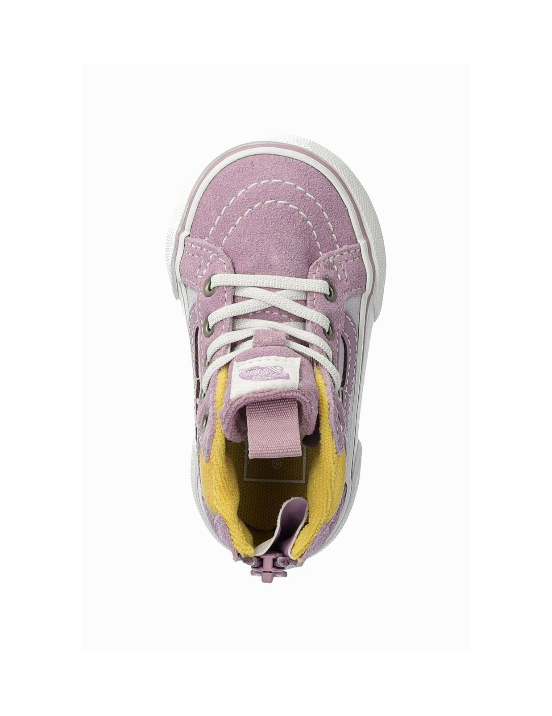 Sapatilhas Criança Vans Mte Sk8-Hi Zip Pink 4/5