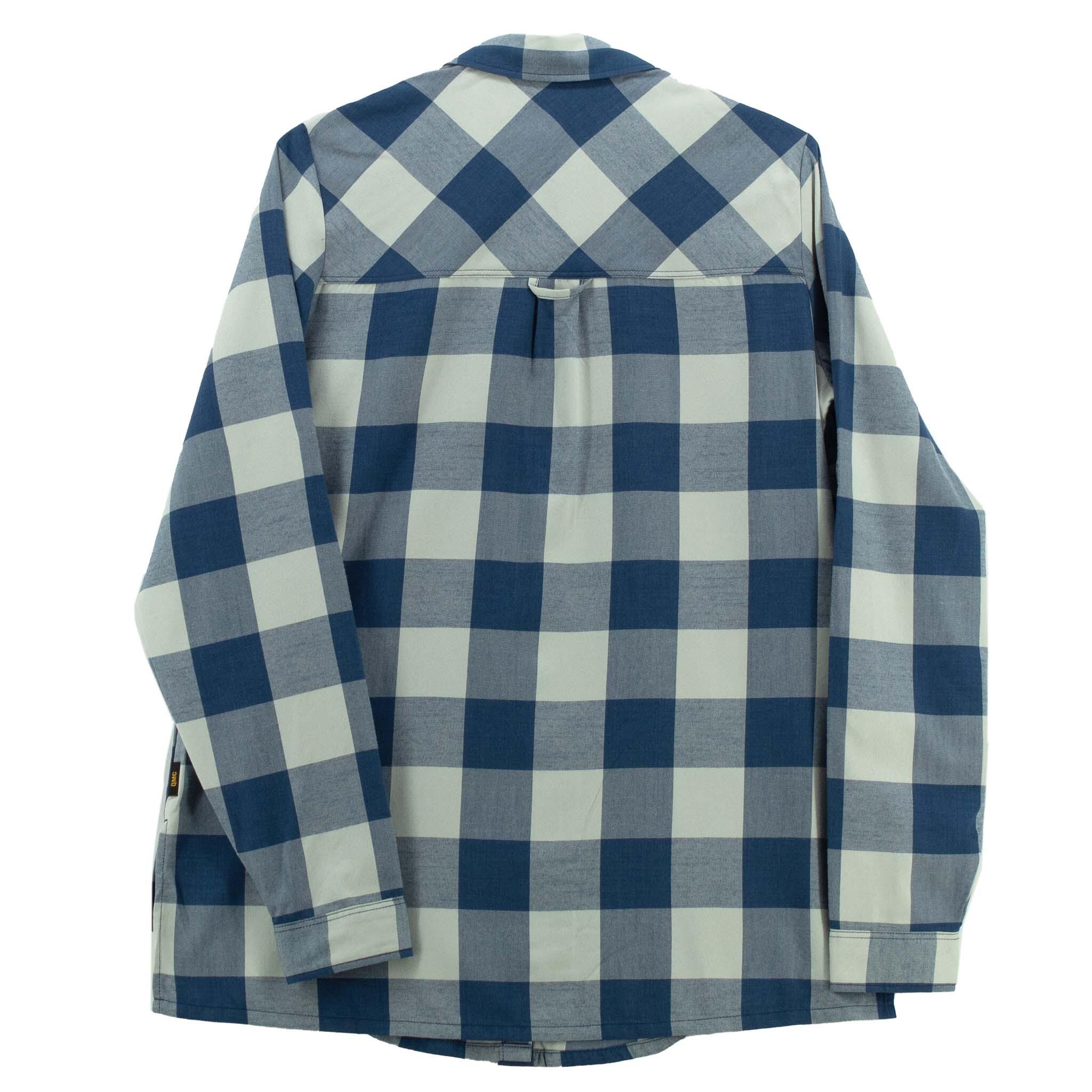 Langarmshirt Holmstad Shirt Damen Bluse Wanderbluse langarm in Blau 4/4