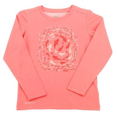 Shirt Ocean Longsleeve recycelt in Rosa
