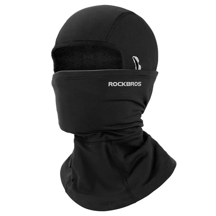 Máscara facial curta de fleece quente para moto e ciclismo