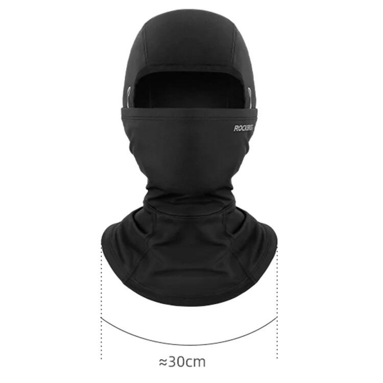 Kort, warm fleece gezichtsmasker voor motorrijden en fietsen