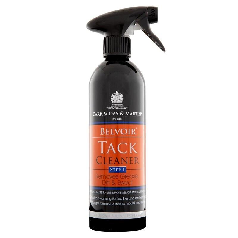 CARR & DAY & MARTIN Belvoir Tack Cleaner 1 Sapone spray cuoio 500ml elimina grasso, sudore e sporco