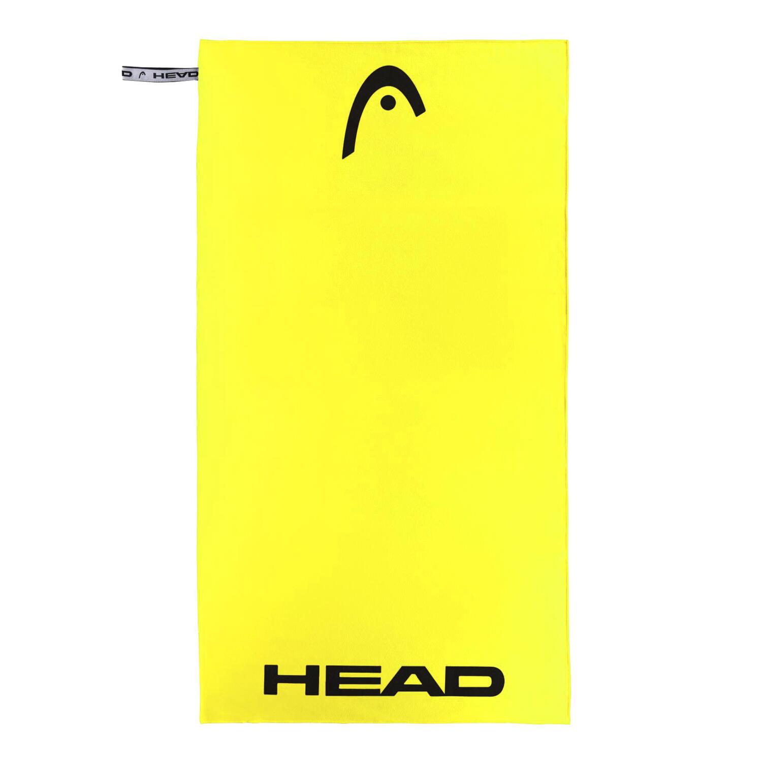 Juego de 3 toallas de microfibra, 40x60 + 60x110 + 70x140 Safety Yellow 3/5