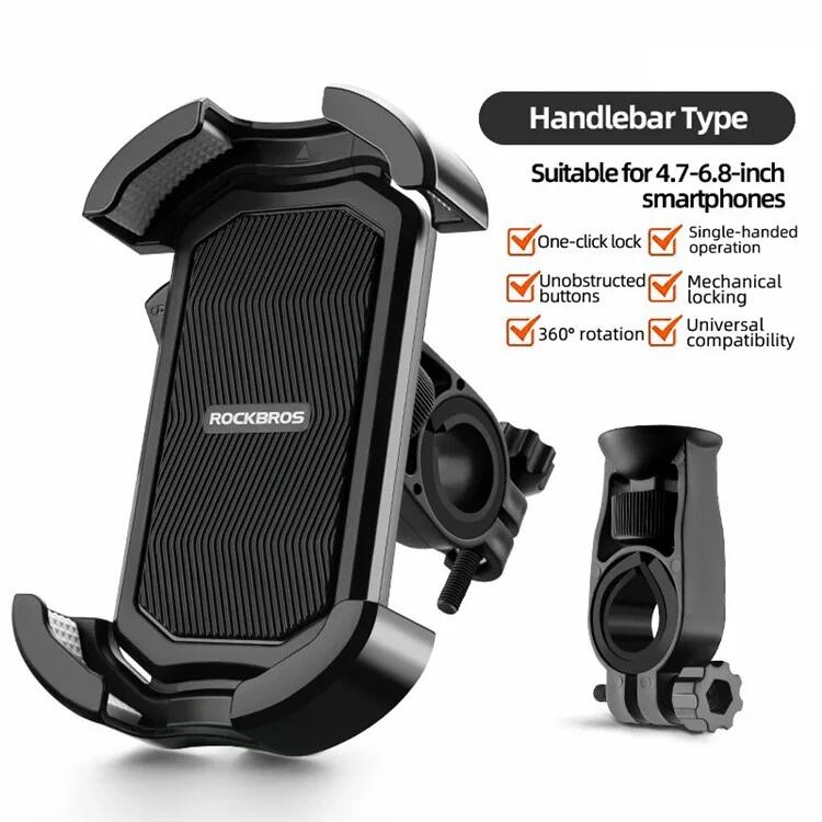 Support de téléphone anti-choc pour vélo et moto 2/5