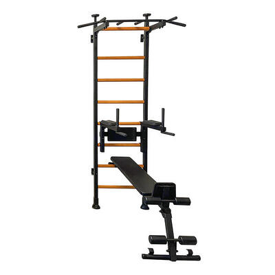 Sprossenwand Fitness-System 523B Turnen Unisex Holz-Natur