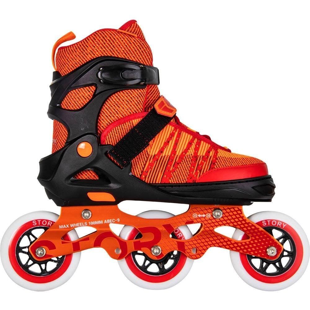 Story Urban Verstellbarer Inline Skate Orange STORY Decathlon