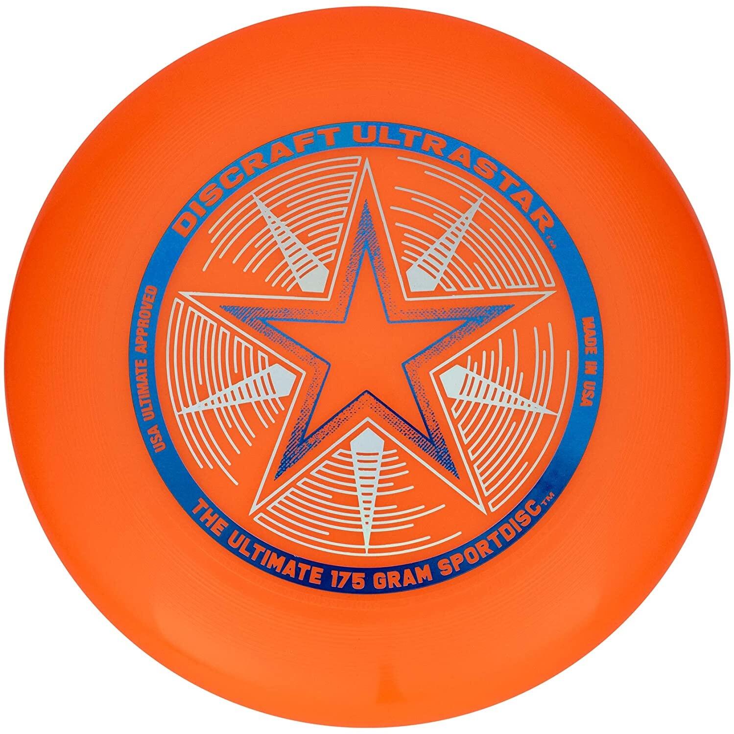 Discraft Frisbee Ultra star 175 Oranje 4/4