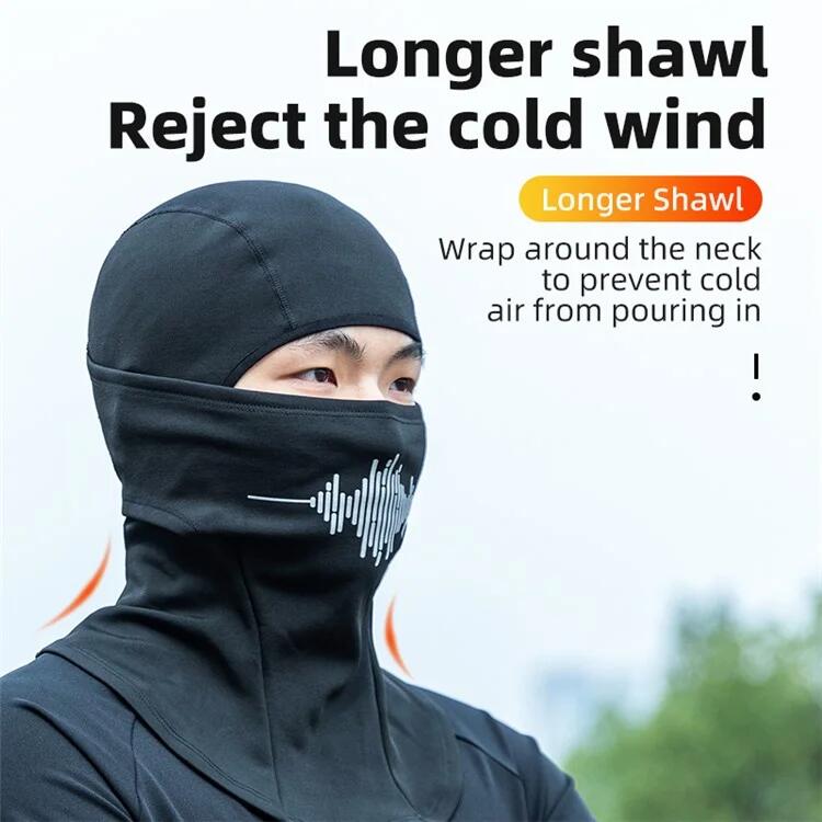 Motorrad Fahrrad Kopftuch Winter Fleece gefütterte Balaclava Gesichtsmaske 2/6