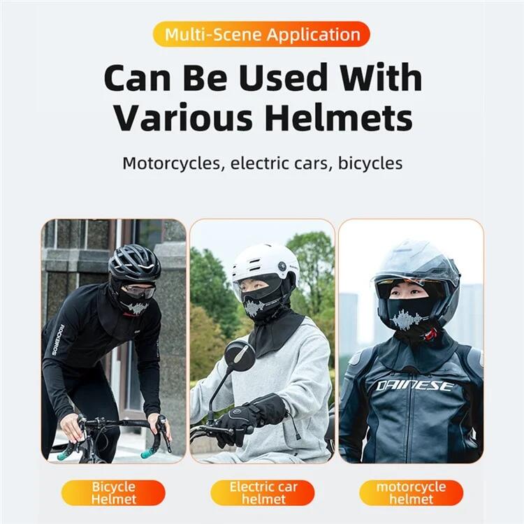 Motorrad Fahrrad Kopftuch Winter Fleece gefütterte Balaclava Gesichtsmaske 6/6