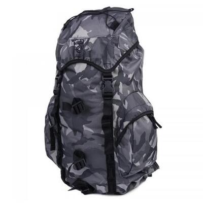 Rugzak recon night camo 35 liter - camouflage nacht zwart-grijs