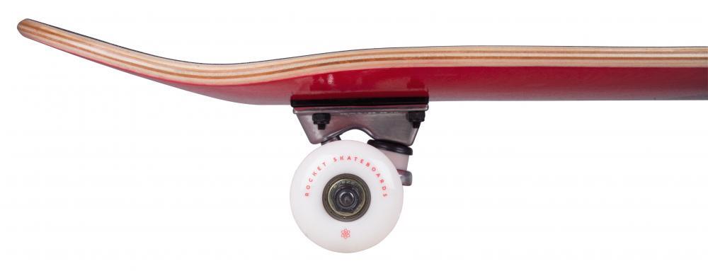 Rocket Double Dipped Red 7.5" Skateboard 4/4