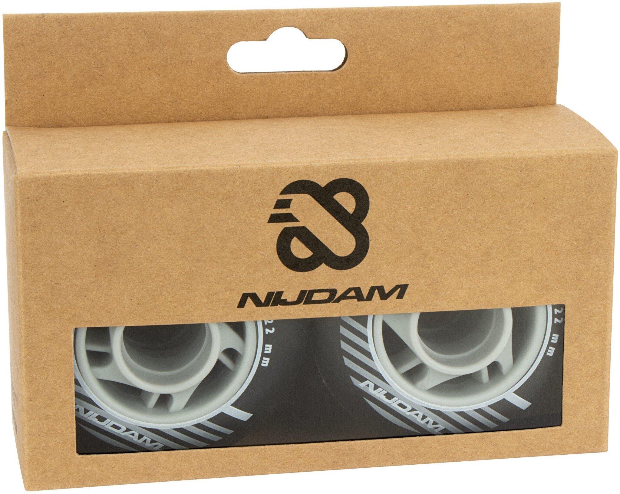 Set 4 Wielen Voor Inlineskates 72 x 22 mm Zwart 3/3