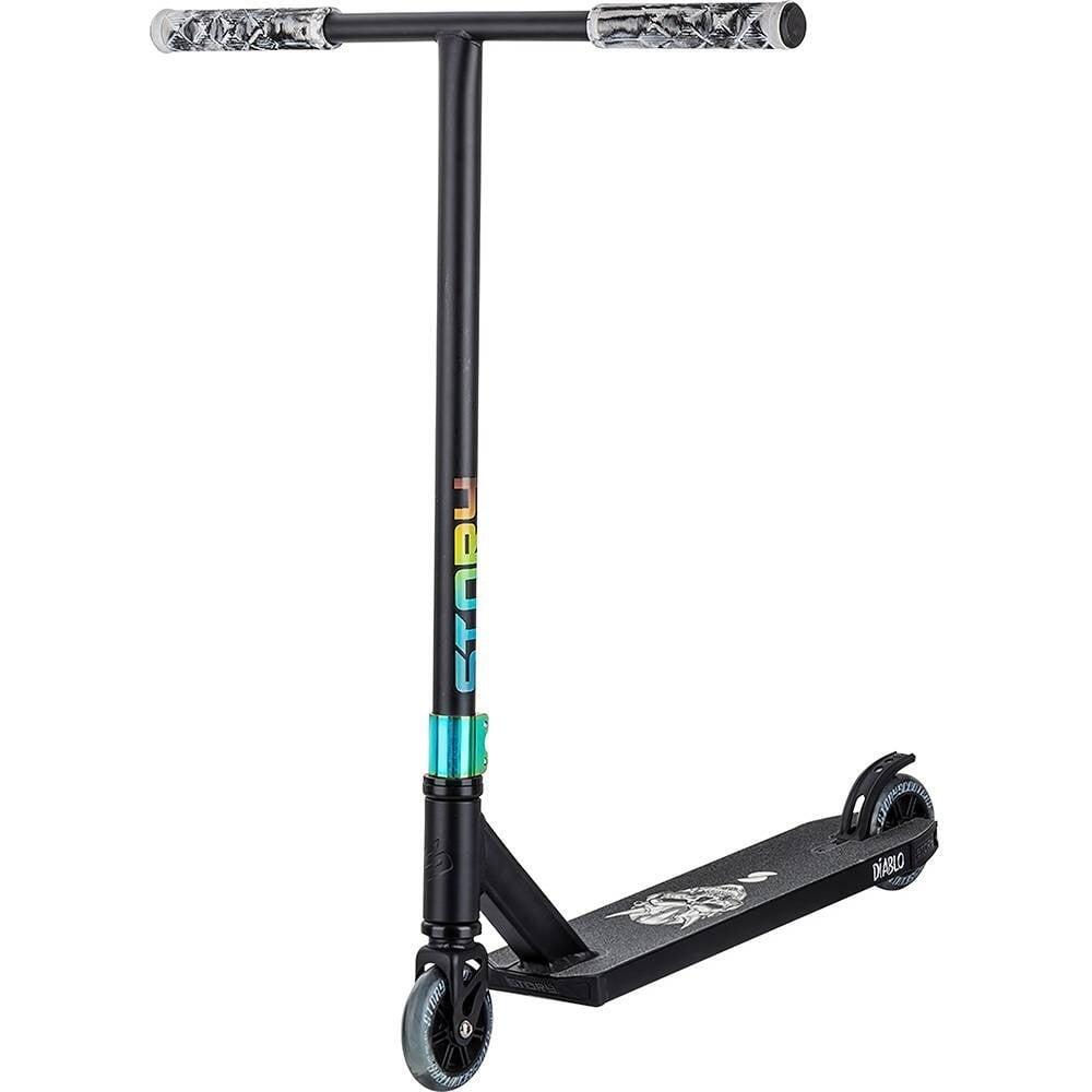 Trottinette Freestyle Story Diablo Noir-Arc-en-ciel 2/4