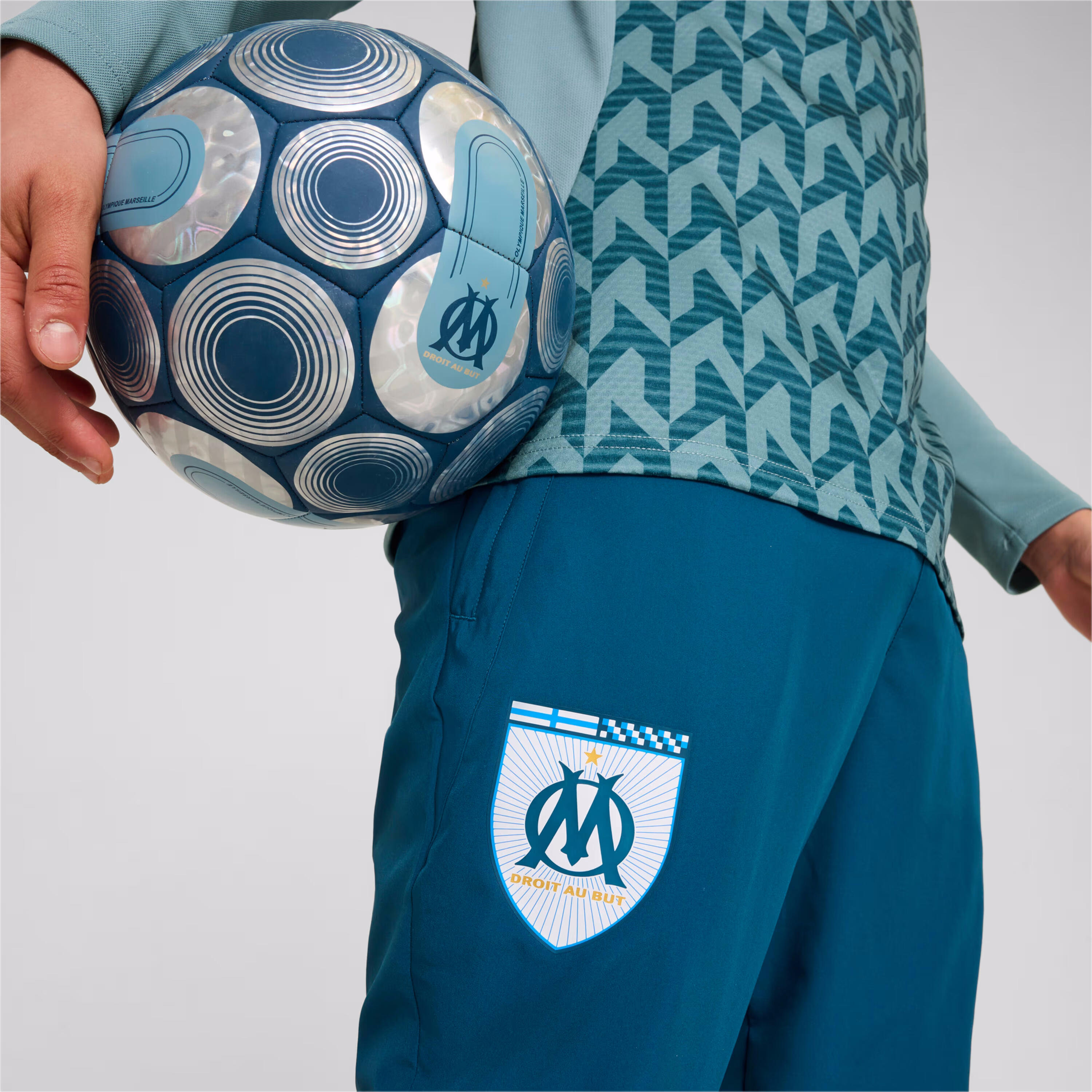 Olympique de Marseille Pre-match Woven Pants Men PUMA 7/7