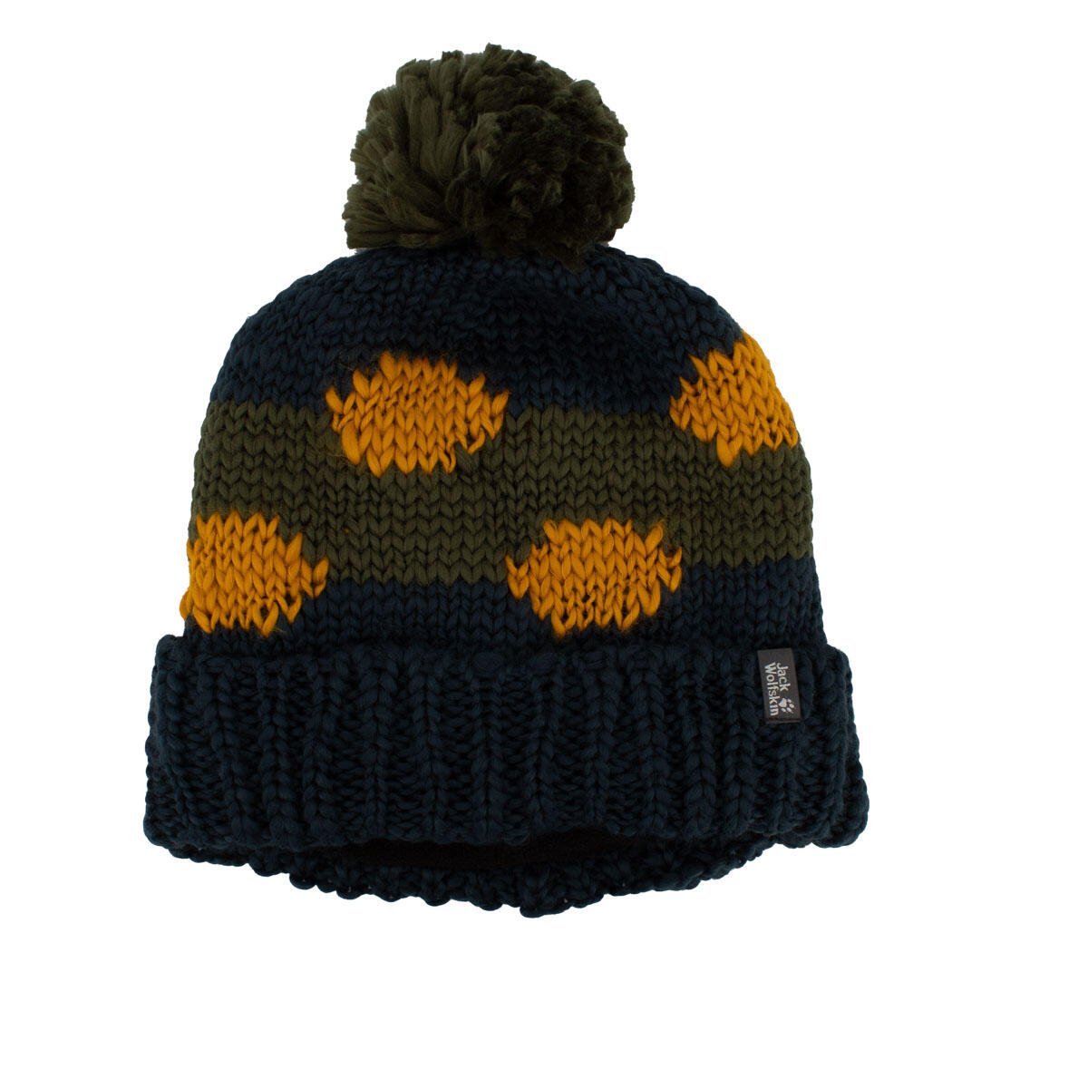 JACK WOLFSKIN Accessoires Fluffy Check Cap Mütze in Blau