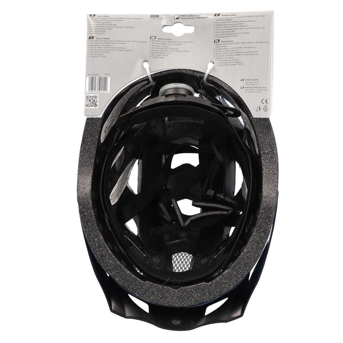 Casco de bicicleta FISCHER Urban Montis azul 5/5