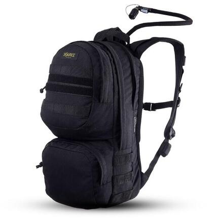 Taktischer Rucksack mit Trinkblase Commander 10L - Schwarz