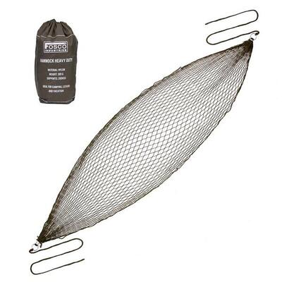 Mini hangmat heavy duty met opbergzakje - leger groen